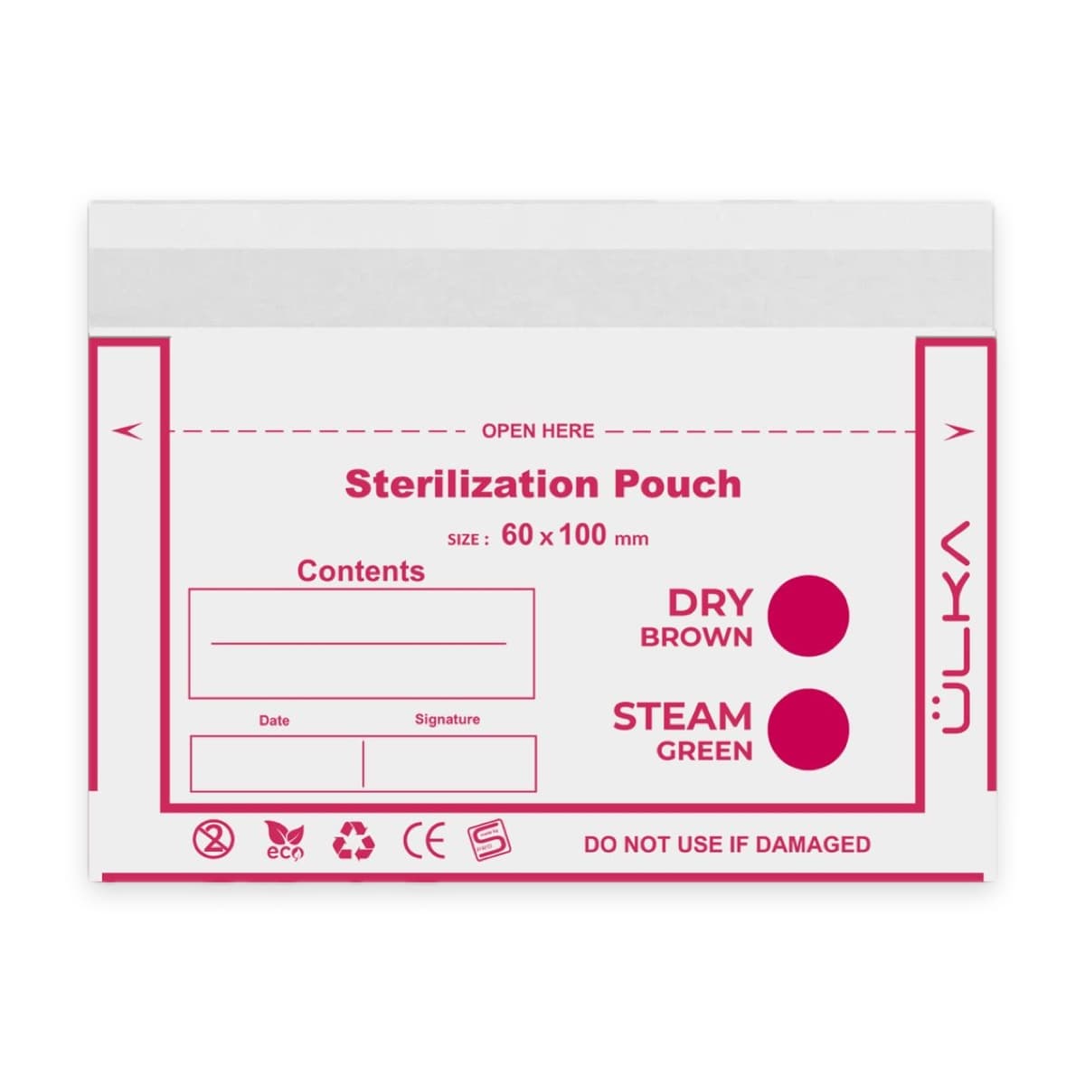 ÜLKA Sterilisationsbeutel 60 × 100